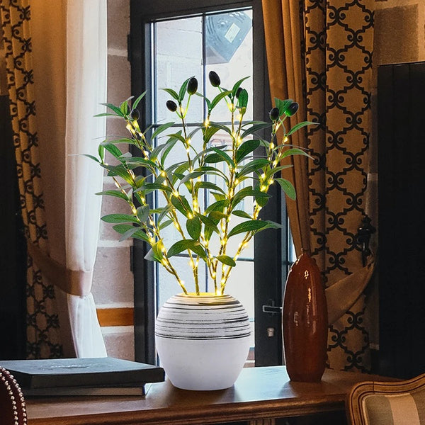 Fairy Light Olive Branch / Adjustable Decorative String Lights