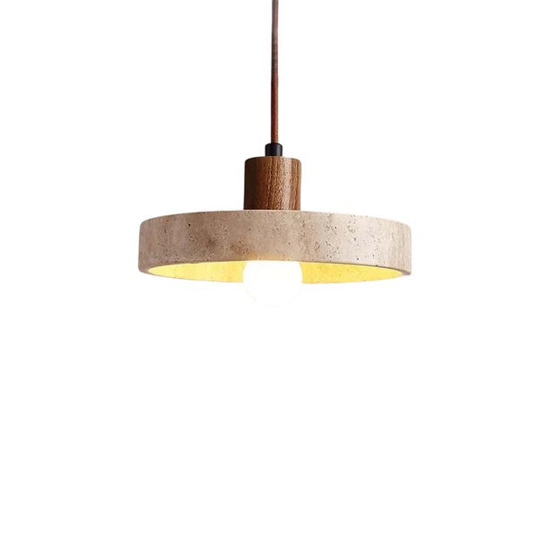 KLIPPE - Natural Stone Pendant Light / Adjustable Kitchen Island Lighting