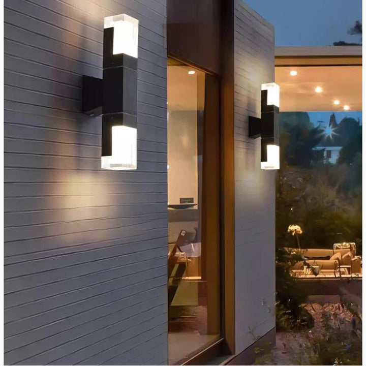 Modern Outdoor PIR Sensor Wall Light – Waterproof Aluminum Lamp for Balcony & Entrance - 3