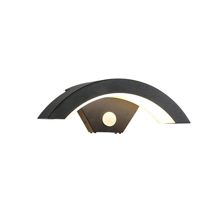 Modern wall light fixture on a white background