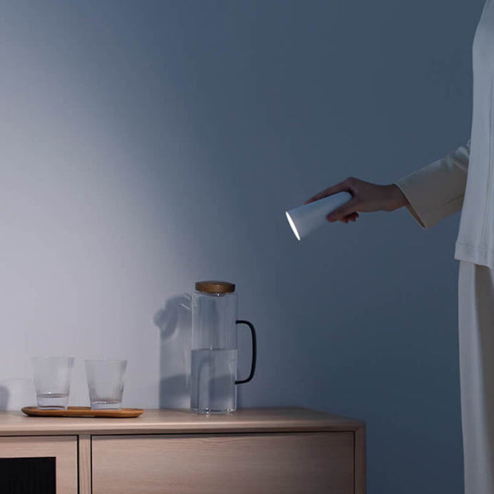 IMIJA LED cordless desk lamp used as a flashlight, rechargeable touch control light