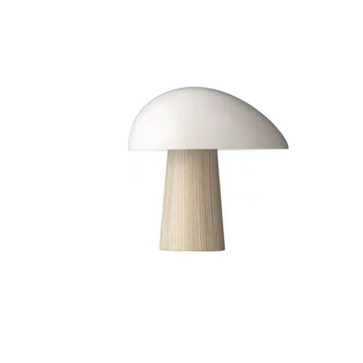 A modern Nordic LED desk lamp with a sleek black shade and a beige base, designed for a soft glow illumination.