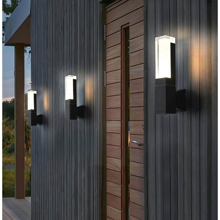 Modern Outdoor PIR Sensor Wall Light – Waterproof Aluminum Lamp for Balcony & Entrance - 8