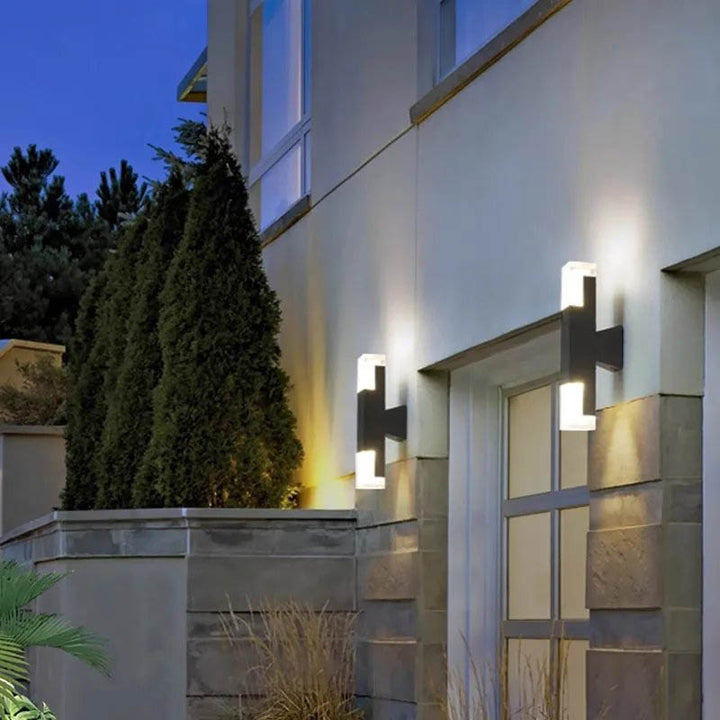 Modern Outdoor PIR Sensor Wall Light – Waterproof Aluminum Lamp for Balcony & Entrance - 0