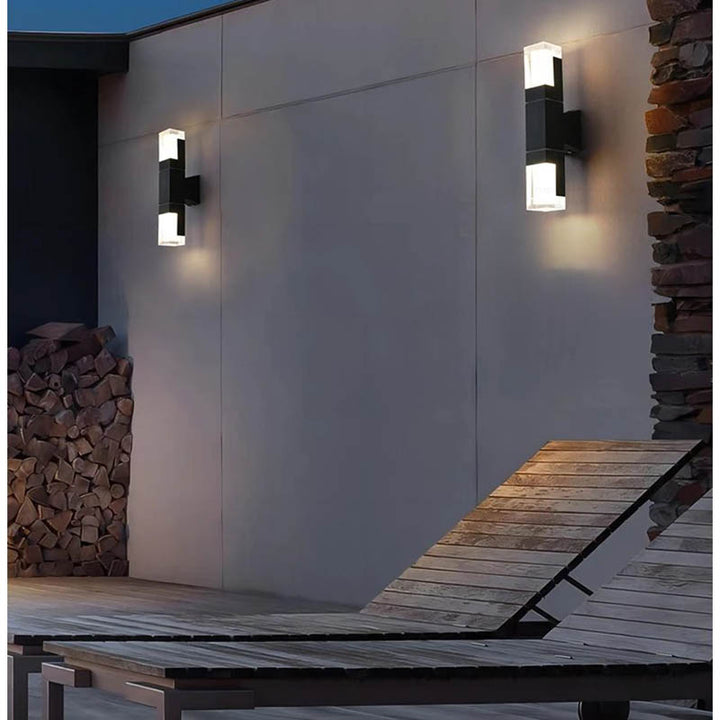 Modern Outdoor PIR Sensor Wall Light – Waterproof Aluminum Lamp for Balcony & Entrance - 4