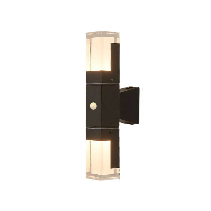 Modern Outdoor PIR Sensor Wall Light – Waterproof Aluminum Lamp for Balcony & Entrance - 11
