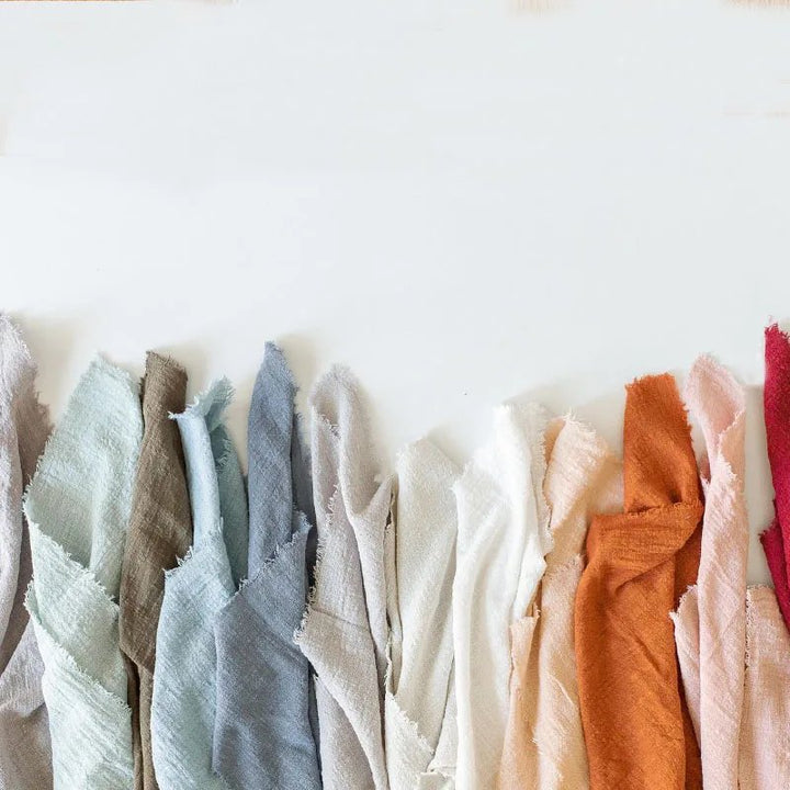 Rustic Cotton Napkins / Table Cloth for Weddings and Elegant Dining Decor. ver2