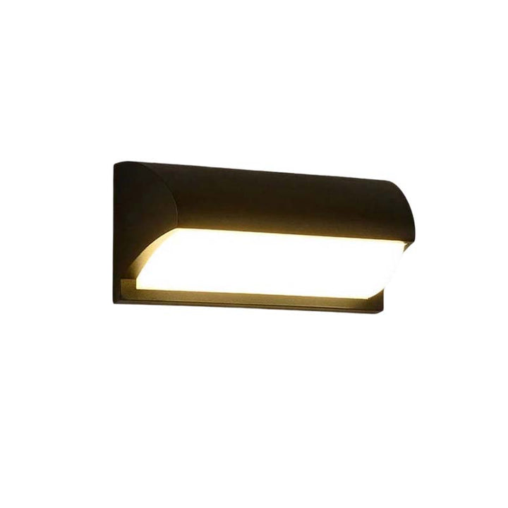 Modern wall-mounted light fixture on a white background