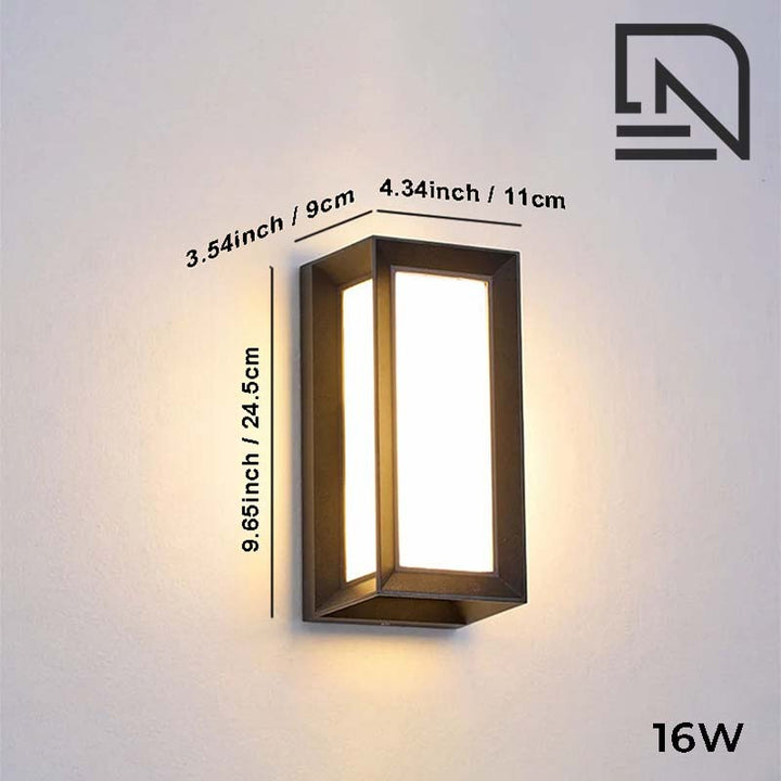 Outdoor LED 16W Modern Wall Light for Garden